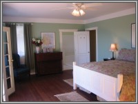 The Hale Eddy Bed & Breakfast Suites, Salt Spring Island  - Mountain Suite Bedroom looking towards Sitting Room